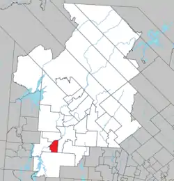 Location within Antoine-Labelle RCM