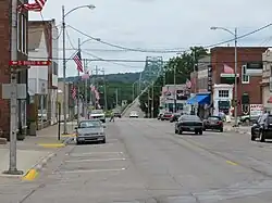 5th Street, Lacon, view towards the Illinois River