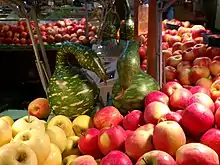 Crook-necked "geese" cultivar in Granville Island Public Market, Canada