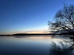 View of the waterfront in Lake Ann