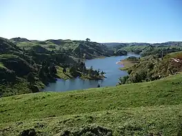 Lake Disappear when full viewed from Kawhia Rd