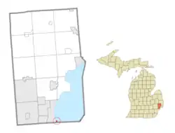 Former location within Macomb County at the 2000 Census before incorporation as the city of Grosse Pointe Shores in 2009