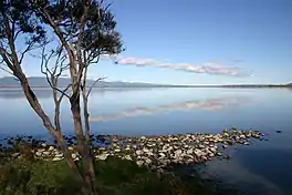 The Pirinoa landscape behind Lake Wairarapa