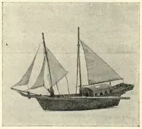 A model of lancha, 1902.