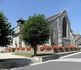 The church of Saint-Gal, in Langast