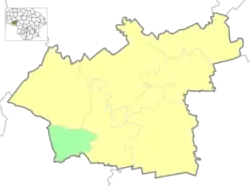 Location of Lauksargiai Eldership