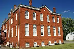 Building from the Laurel Industrial School in Laurel, Virginia