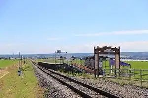 Entrance to the station