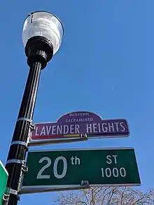 Lavender Heights in Sacramento, California