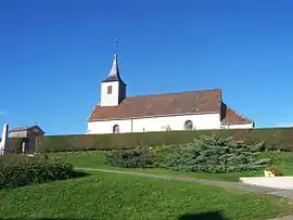 The church in Le Tartre