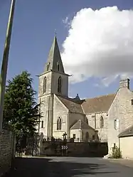 The church in Le Fresne-Camilly