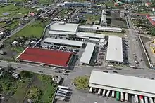 Aerial view of the Legazpi Grand Central Terminal