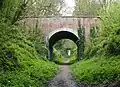 Looking up the abandoned Swannington Incline of the Leicester & Swannington Railway, in April 2023.