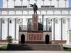 Lenin Statue before Theater