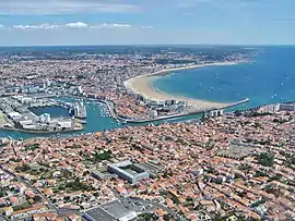 View of Les Sables-d'Olonne