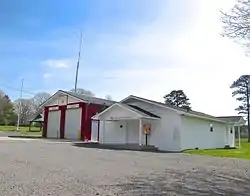 Lewis Chapel Volunteer Fire Department (left) and Lewis Chapel Community Center