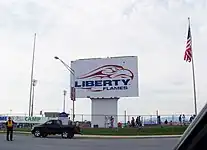 Stadium sign, 2007