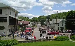 Downtown Liberty, Pennsylvania, circa mid-2000s, during the former annual Blockhouse Festival Parade