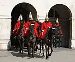 Life Guards (wearing cloaks over full dress uniform)