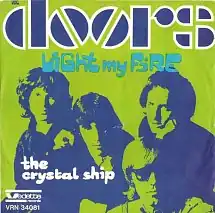 The Italian single sleeve of the song