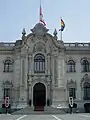 Porch of the facade of the Government Palace facing onto the Main Square