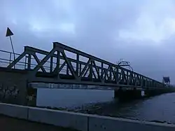 The railway bridge across the Limfjord in 2011