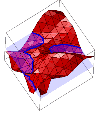 Linear interpolant, three-dimensional view