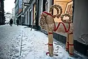 Yule goat in Stockholm