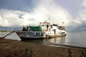 MV Iringa at Liuli harbour