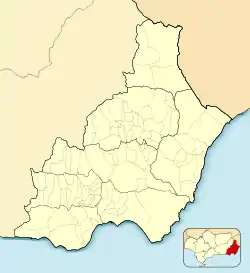 Vélez-Rubio is located in Province of Almería