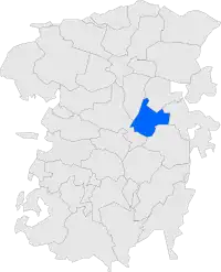 Map showing location within Berguedà