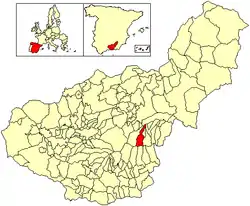 Location of Lanteira