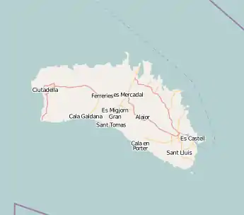 MAH is located in Minorca