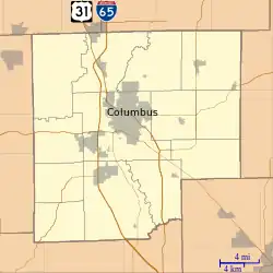 Kansas is located in Bartholomew County, Indiana