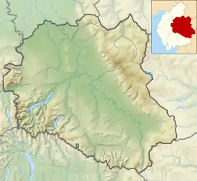 Red Tarn is located in the former Eden District