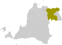 Location within Banten