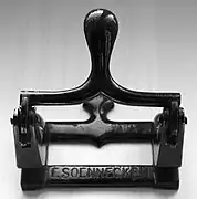 Antique Soennecken hole punch