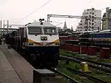 A WDP-4B class locomotive at Patna