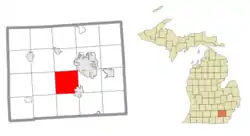 Location within Washtenaw County