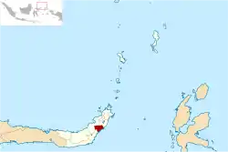 Location in North Sulawesi