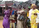 A women's rights march in Lokossa