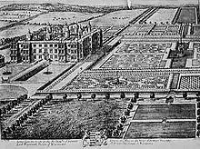 Drawing of Longleat from the early 18th century by Leonard Knyff