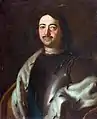 Portrait of Peter the Great.