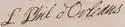 Louis Philippe I's signature