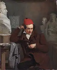 Portrait of the sculptor Louis Royer, 1830