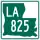 Louisiana Highway 825 marker