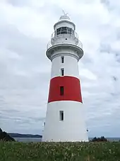 Color photograph of Low Head Lighthouse, looking to the west in 2010