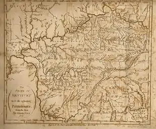 1800 "The State of Kentucky and adjoining Territories"