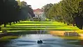 View of the Arese Borromeo park