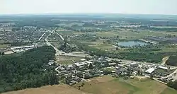 Aerial view of Kokoszki